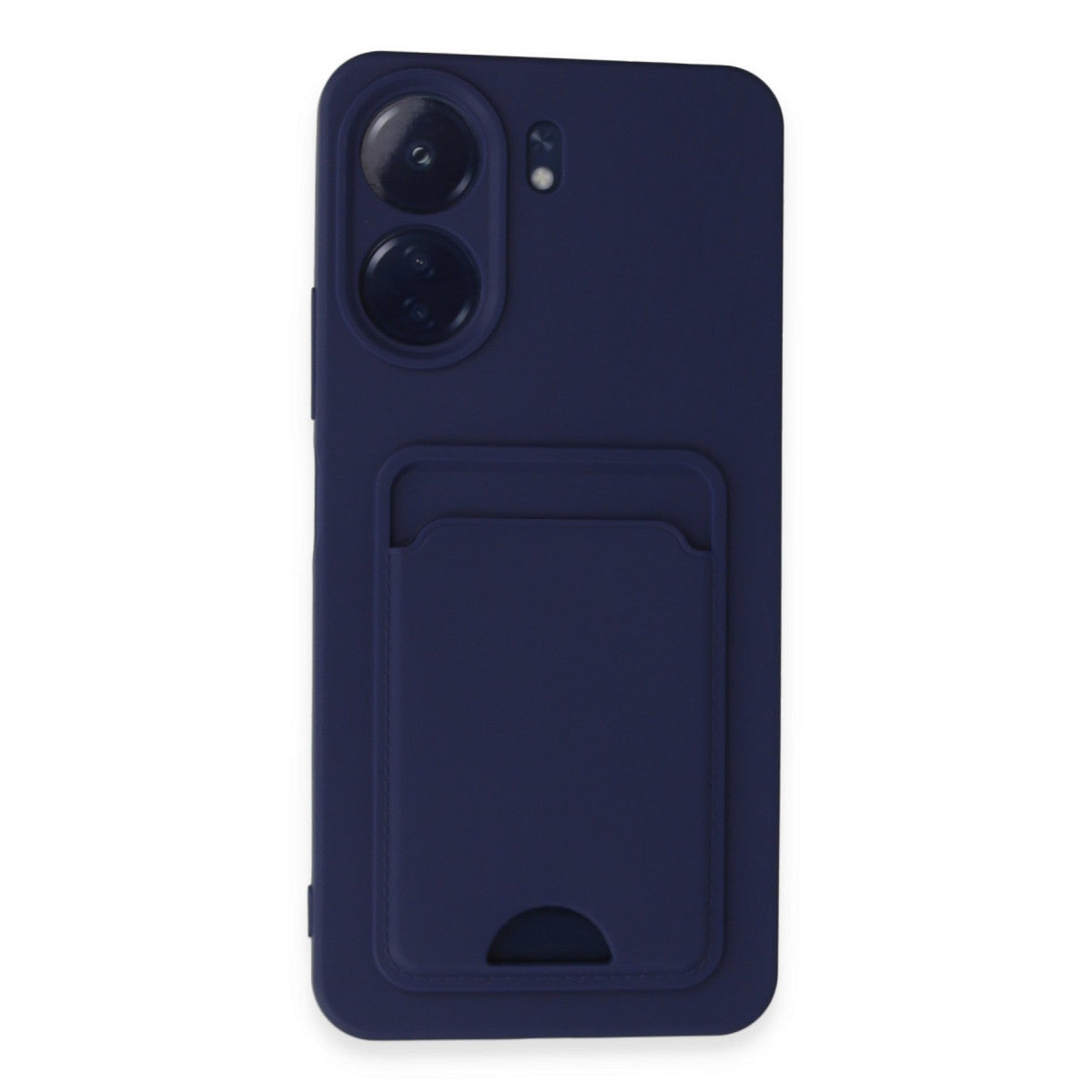 Redmi 13C Kılıf Kelvin Kartvizitli Silikon - Lacivert