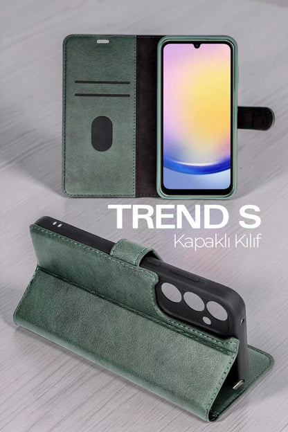 Mi 17T Pro Trend S Plus Kapaklı Kılıf - Kırmızı