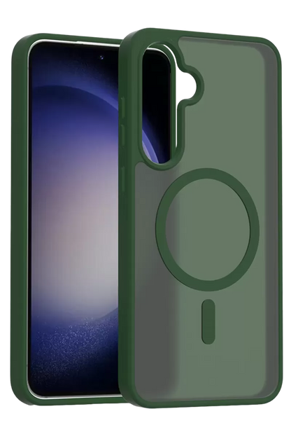 Galaxy A26 Jota Magsafe Kapak - Koyu Yeşil