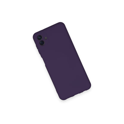 Galaxy A04 Kılıf Nano içi Kadife Silikon - Mor