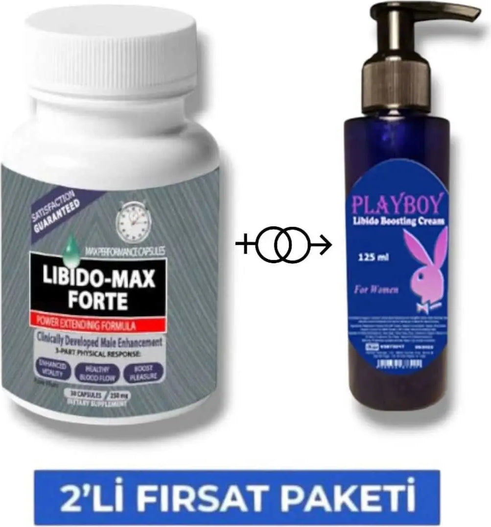 Libdo Max Forte Erkeklere Özel 30lu + Playboy Libdo Arttrc Krem 125 ml