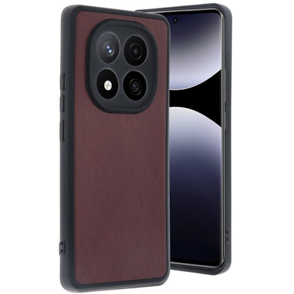 Redmi Note 14 Pro 5G Kılıf Aras Deri Kapak - Bordo