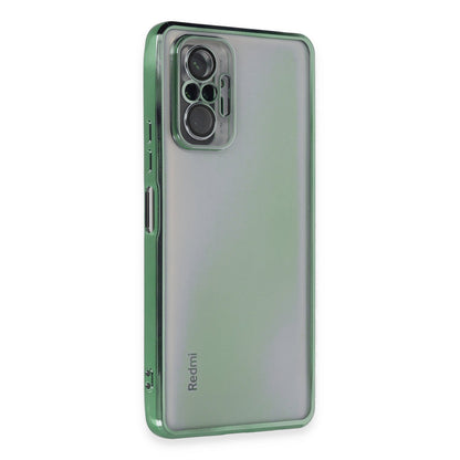 Redmi Note 10 Pro Kılıf Razer Lensli Silikon - Yeşil