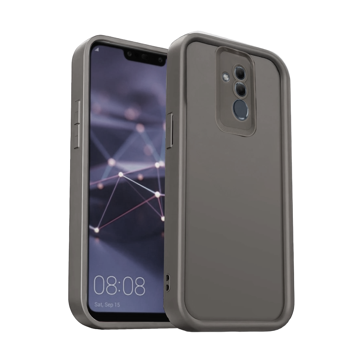 Mate 20 Lite Kılıf Viera Silikon - Gri