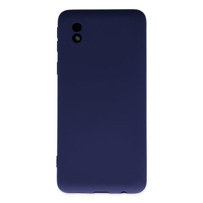 Galaxy A01 Core Kılıf Nano içi Kadife Silikon - Lacivert