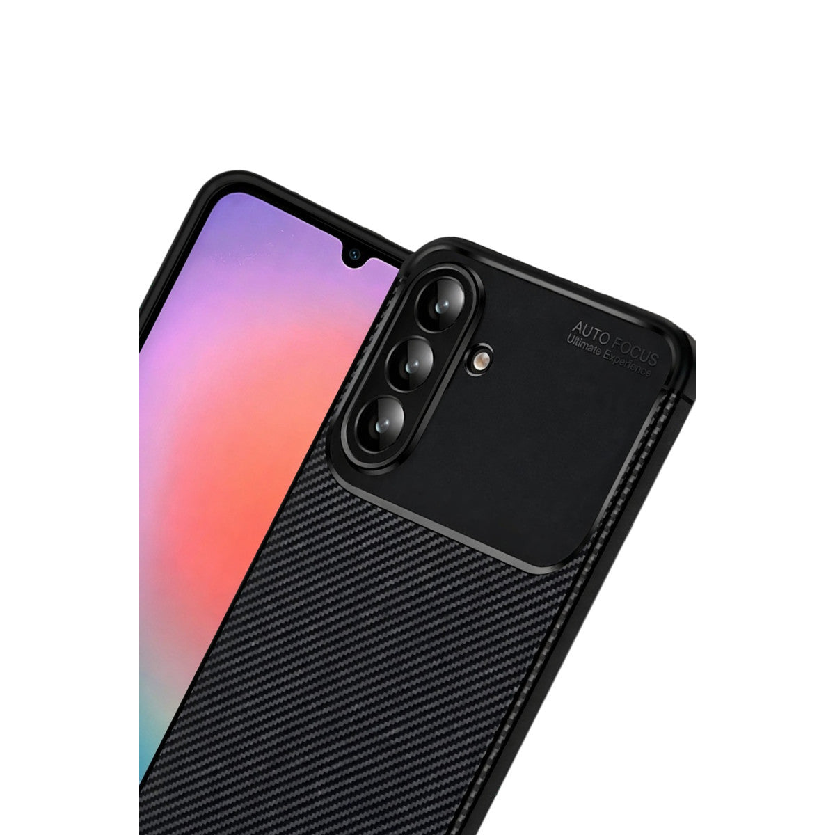 Galaxy A37 5G Auto Focus Karbon Kapak - Siyah