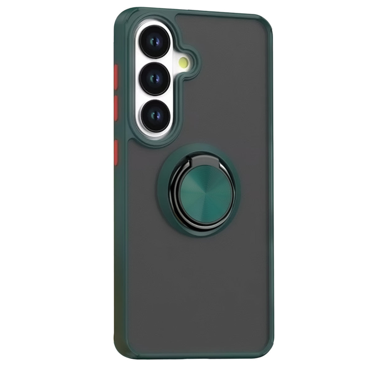 Galaxy S26 Montreal Yüzüklü Silikon Kapak - Yeşil