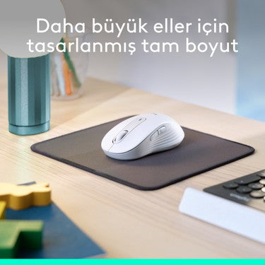 Büyük Boy Sağ El İçin Sessiz Kablosuz Mouse ile Ergonomik Tasarım