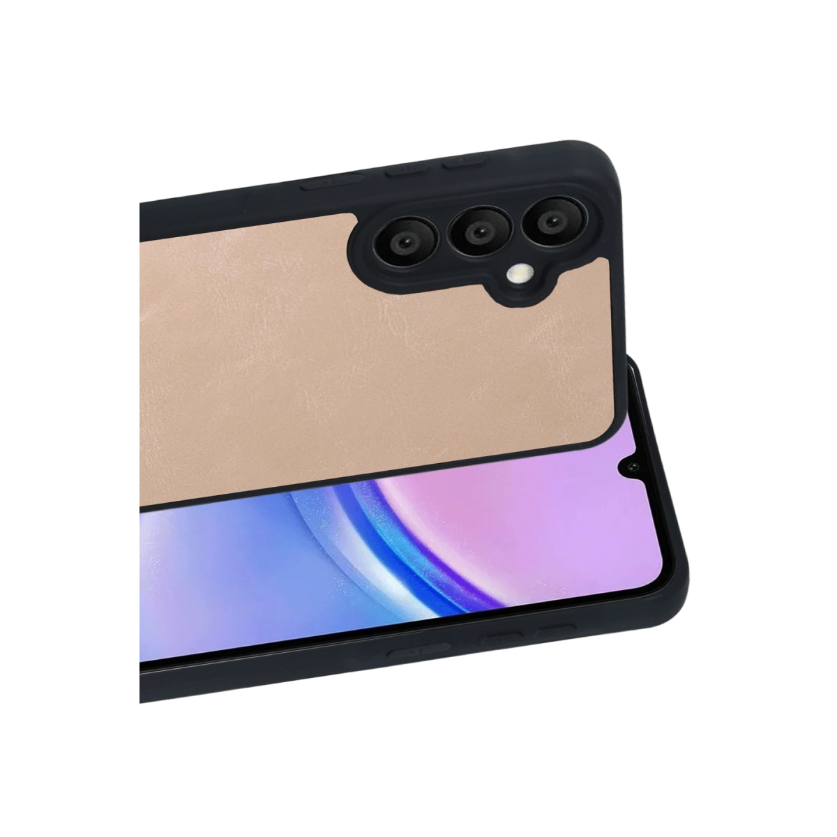 Galaxy A37 5G Aras Deri Kapak - Pudra