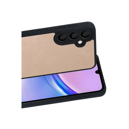 Galaxy A37 5G Aras Deri Kapak - Pudra