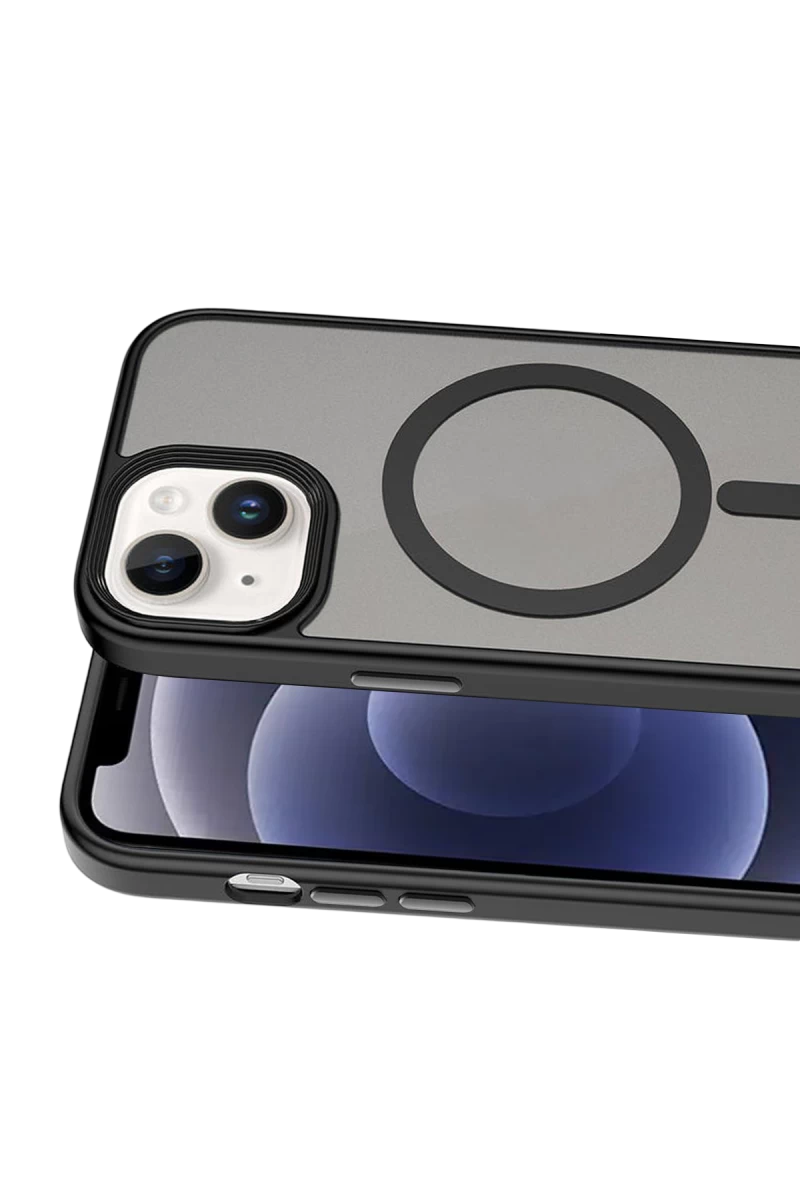 iPhone 15 Megane Magsafe Kapak - Siyah