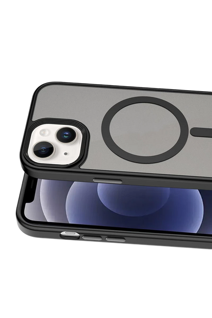 iPhone 15 Megane Magsafe Kapak - Siyah