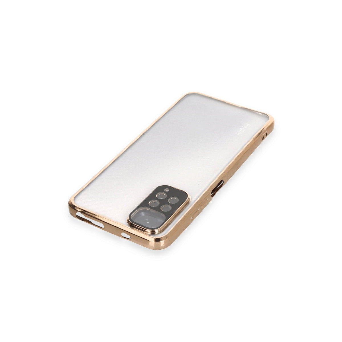 Redmi Note 11 Kılıf Razer Lensli Silikon - Gold