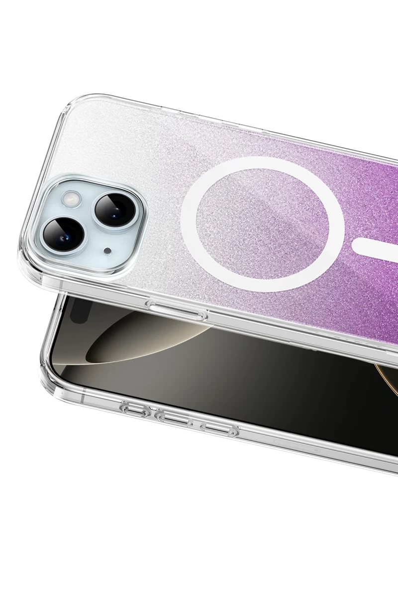 Onegif iPhone 14 Sora Simli Magsafe Kapak - Mor