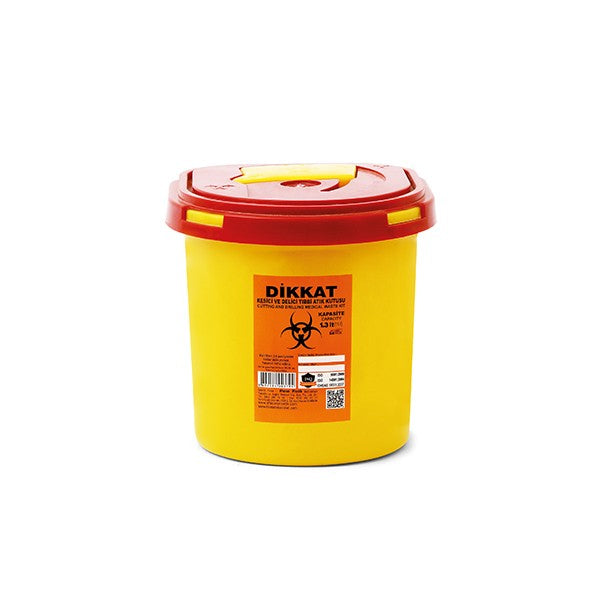 Enfekte Tıbbi Atık Kovası - 1.3 lt