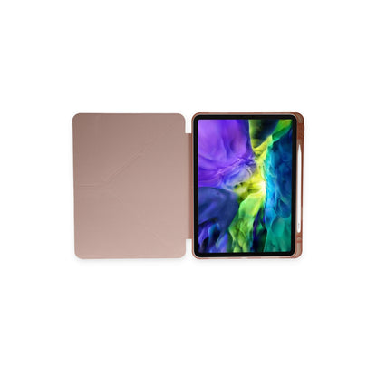 Galaxy P610 Tab S6 Lite 10.4 Kılıf Kalemlikli Mars Tablet Kılıfı - Rose Gold