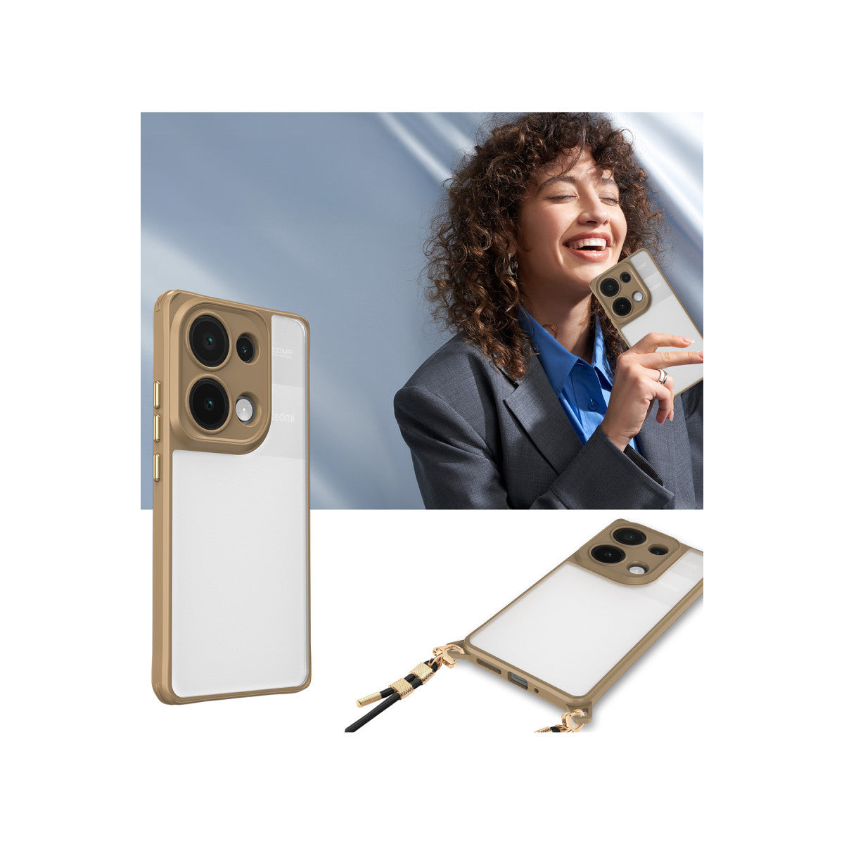 Redmi Note 13 Pro 5G Kılıf Penta Silikon Kılıf - Titan Gri