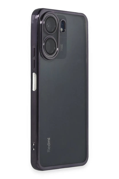 Redmi 13C Kılıf Razer Lensli Silikon - Mor