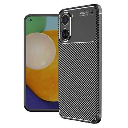 Poco X7 Pro Kılıf Auto Focus Karbon Kapak - Siyah