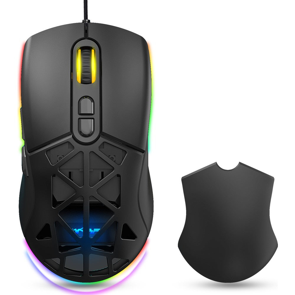 12800 DPI Kablolu Gaming Mouse, Özel Doku ile Gelişmiş Kontrol