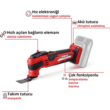 Akülü Raspalama, 18V Güç ve Yüksek Hız ile Verimli Kullanım