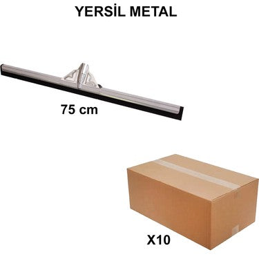 Yersil Metal 75 cm - 10 Adet Set, Yüksek Kalite
