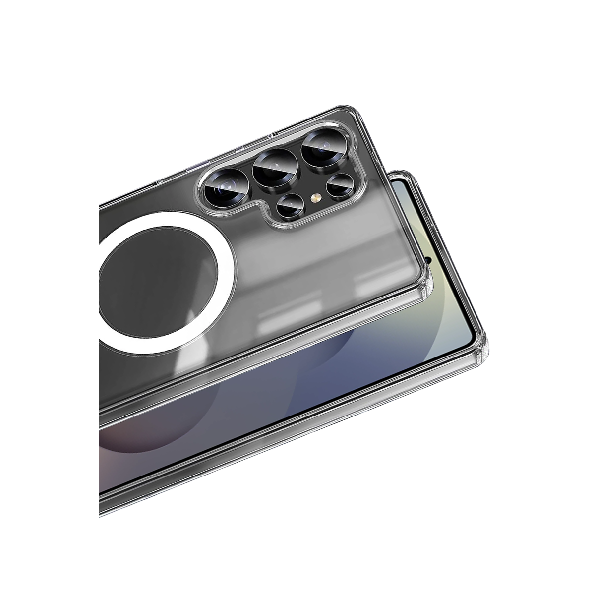 Galaxy S26 Ultra Magneticsafe Şeffaf Silikon - Şeffaf