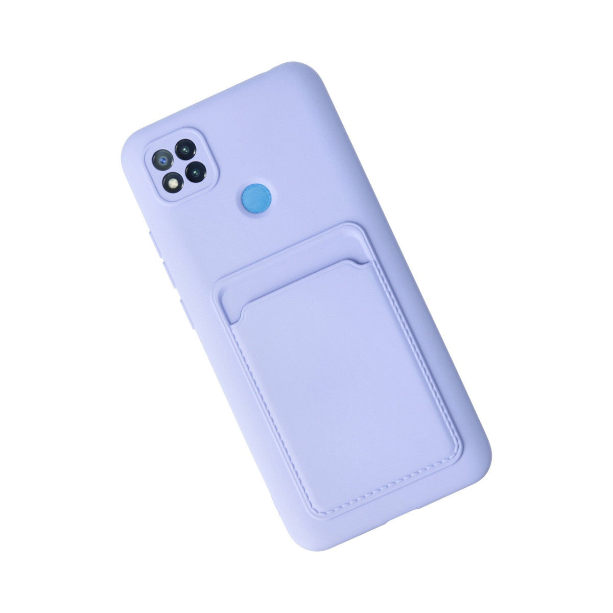 Redmi 9C Kılıf Kelvin Kartvizitli Silikon - Lila