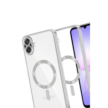 Galaxy A07 4G Kross Magneticsafe Kapak - Gümüş