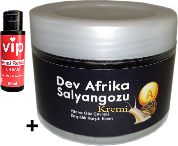 Bonie Giant Vıp:23 Dev Afrika Salyangozu Yaşlànma Kàrşıtı Kremi 100 ml Yanında Vip Bay Bayan Anàl Ràhatlàtıcı Krém