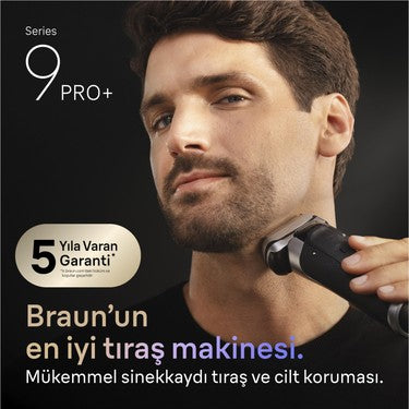 Yedek Başlığı ile Elektrikli Tıraş Makinesi, Braun Series 9