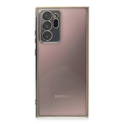 Galaxy Note 20 Ultra Kılıf Razer Lensli Silikon - Gold