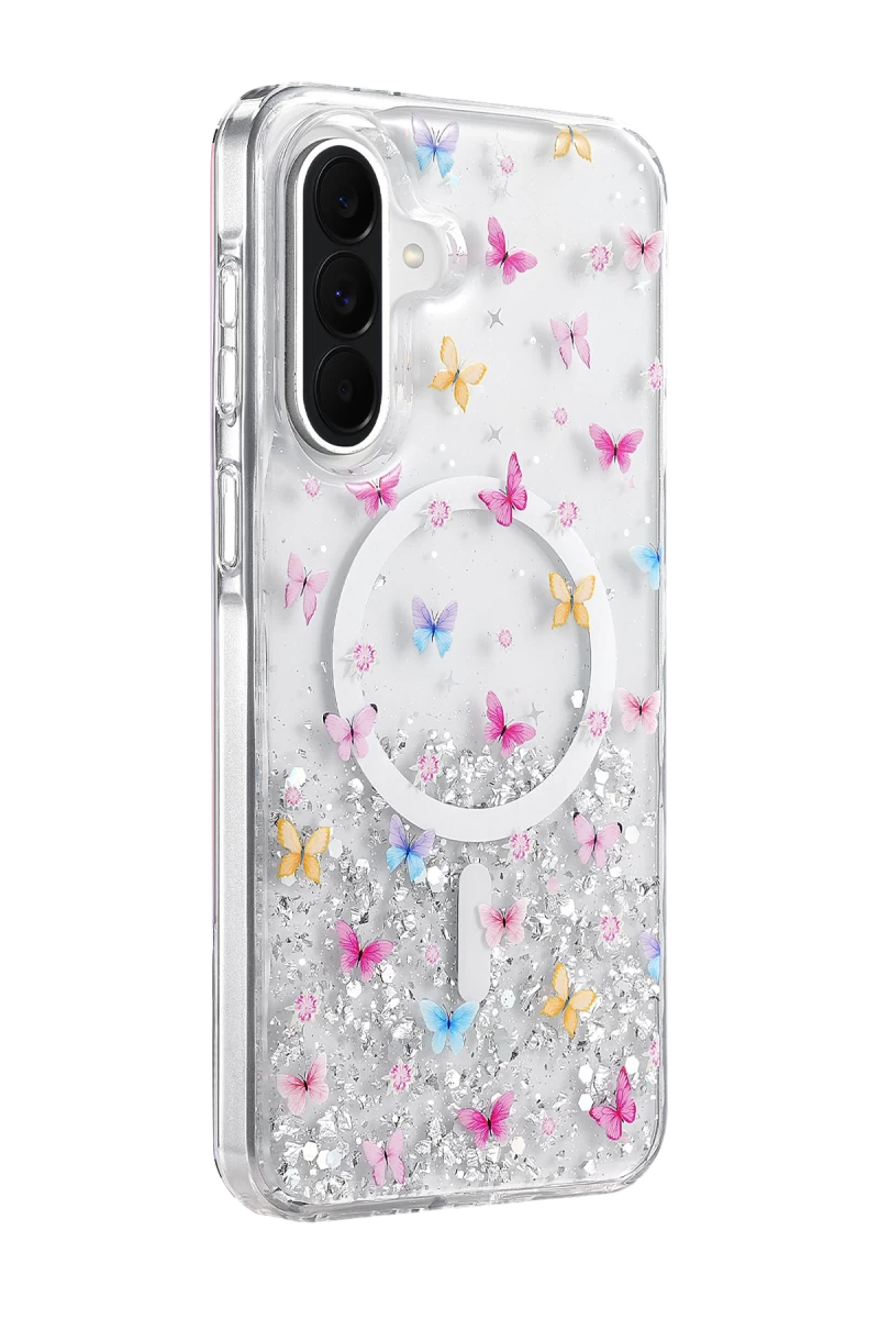 Onegif Galaxy A37 5G Misk Simli Magsafe Kapak - Desen 4
