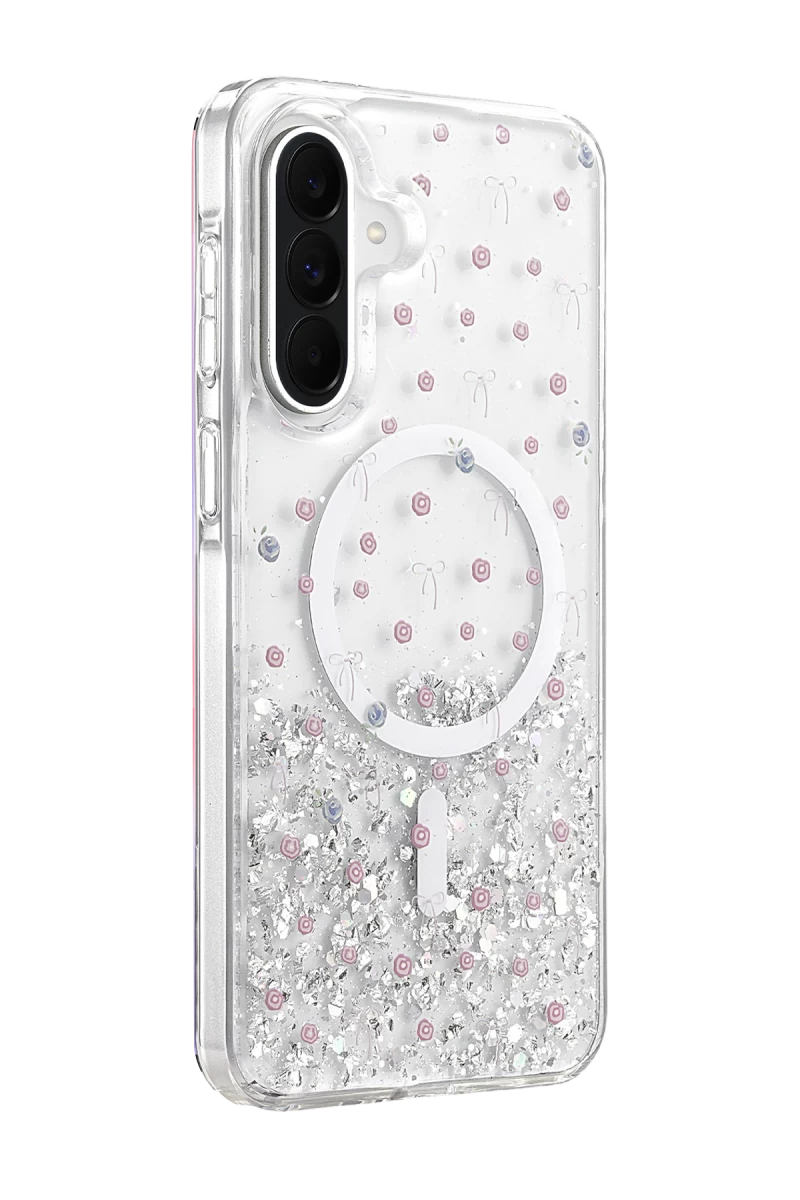 Onegif Galaxy A56 Misk Simli Magsafe Kapak - Desen 1