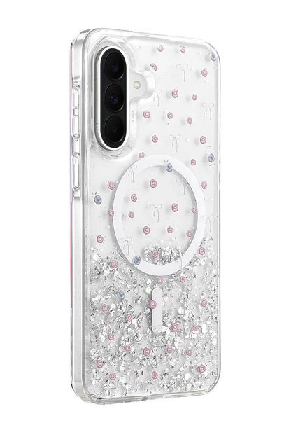 Onegif Galaxy A56 Misk Simli Magsafe Kapak - Desen 1