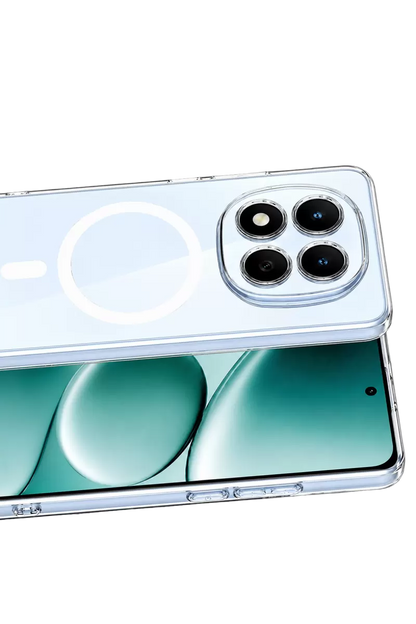 Note 15 Pro 5G Combo Sert Şeffaf Magsafe Kapak - Şeffaf