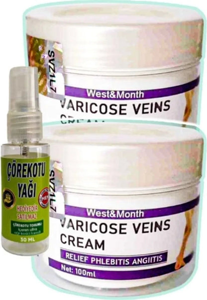 West & Month Varcse Vnis Bakım Kremi 100 ml x 2 Adet + Çörek Otu Yağı 30 ml
