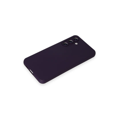 Galaxy S24 Kılıf Nano içi Kadife Silikon - Mor