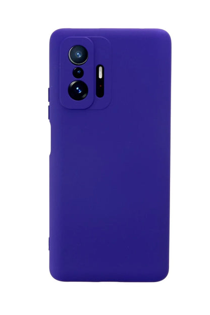 Mi 11T Pro Kılıf Nano içi Kadife Silikon - Mor