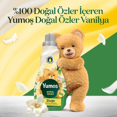 Doğal Özler ile Vanilya Konsantre Çamaşır Yumuşatıcısı 1200 ml