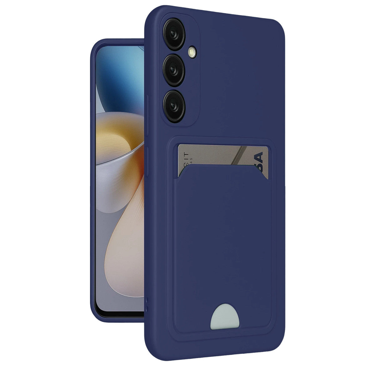 Galaxy M15 Kelvin Kartvizitli Silikon - Lacivert