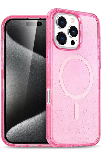 iPhone 16 Pro Max Star Magsafe Kapak - Pembe