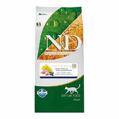 Prime Kuzulu Yaban Mersinli Tahılsız Yetişkin Kedi Maması 10 Kg