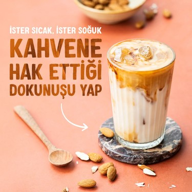 1 L Laktozsuz Vegan Barista Badem Sütü
