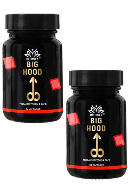 Intımıfy Big Hood Erkekler İçin Destekleyici 30'lu x 2 ad+ Masaj Yağı