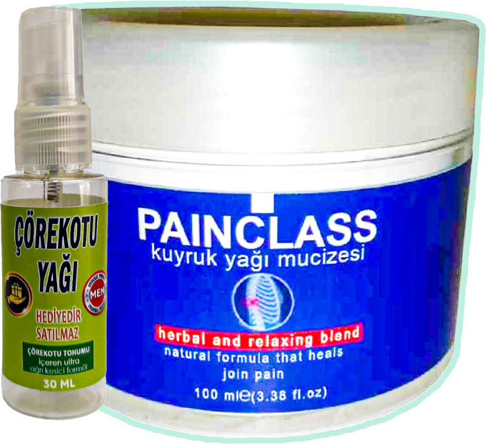 Painclass Kuyruk Yağı Kremi 100 ml + Çörek Otu Yağı Yağı 30 ml