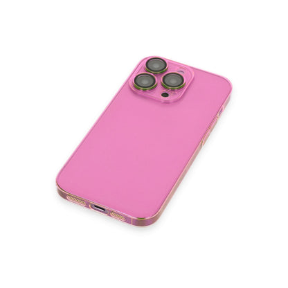 iPhone 14 Pro Kılıf Armada Lensli Kapak - Pembe