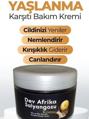 Dev Afrika Salyangoz Yaslılık Barşıtı Bakım Kremi 100 ml