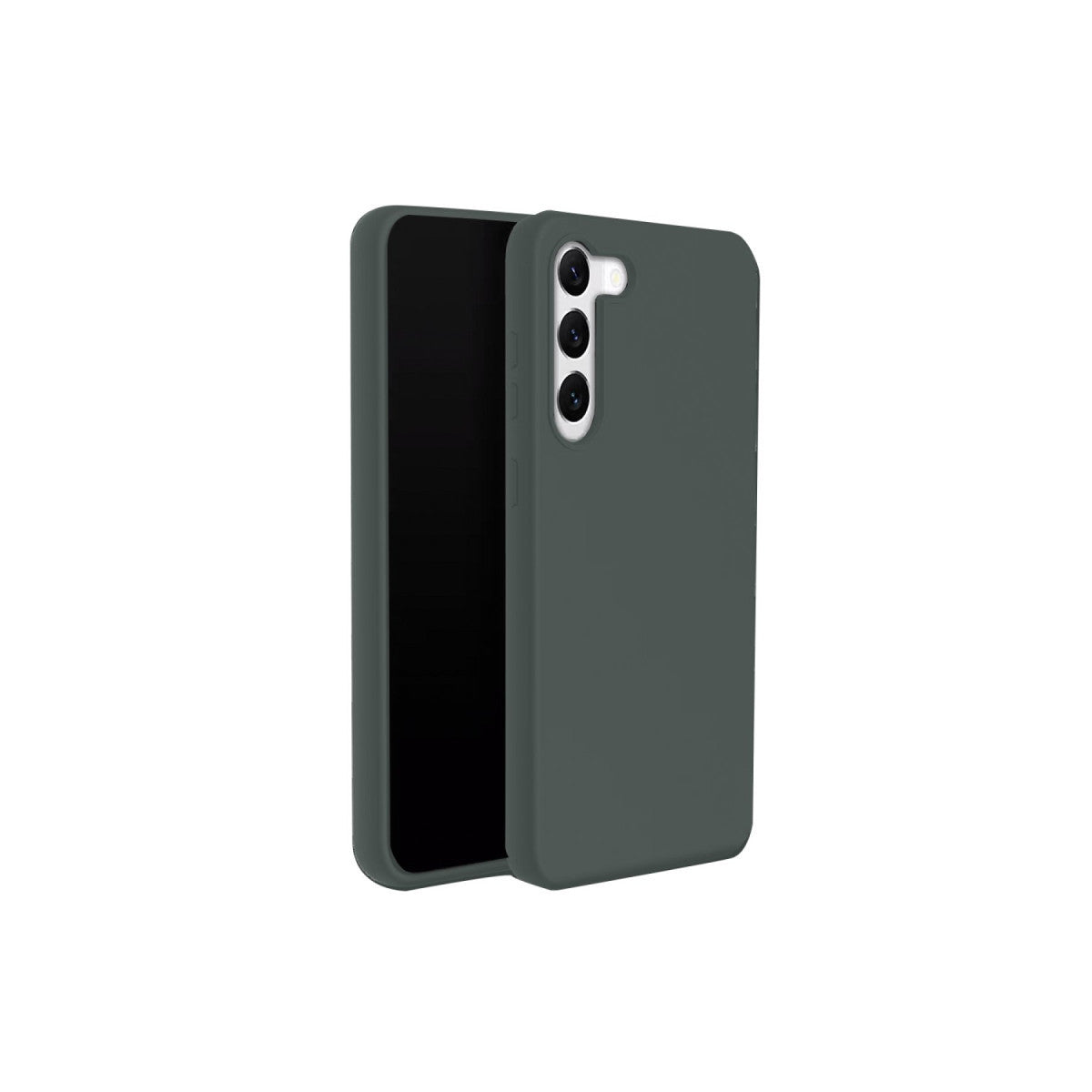 Galaxy S24 Kılıf First Silikon - Koyu Yeşil