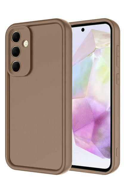 Galaxy A56 Kılıf Viera Silikon - Kahverengi